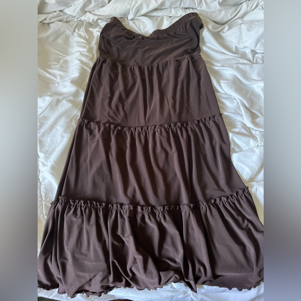 Brown Maxi skirt